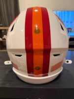 Tampa Bay Buccaneers Throwback Creamsicle Adult Large Riddell SpeedFlex Helmet (Used)