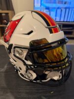 Tampa Bay Buccaneers Custom Adult Large Riddell SpeedFlex Helmet (Used) - Image 3