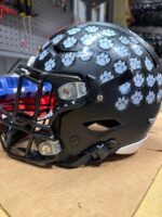 USED RIDDELL FLEX ADULT HELMET - MEDIUM - FLAT BLACK