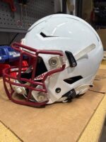 USED RIDDELL FLEX ADULT HELMET WITH INSITE- MEDIUM - WHITE
