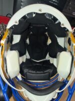 USED RIDDELL FLEX ADULT HELMET - MEDIUM - SUNFLOWER GOLD METALLIC - Image 2