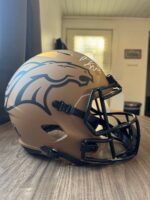 Bo Nix Signed Salute to Service Replica Riddell SpeedFlex Helmet (New) - Image 5