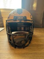 Bo Nix Signed Salute to Service Replica Riddell SpeedFlex Helmet (New) - Image 3