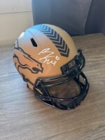 Bo Nix Signed Salute to Service Replica Riddell SpeedFlex Helmet (New) - Image 2