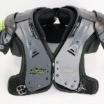 Riddell Power Amp Football Shoulder Pads w/ Backplate Adult Large
