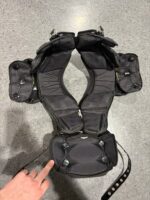 XS Adult Riddell Power Volt Shoulder Pads (Used) - Image 2